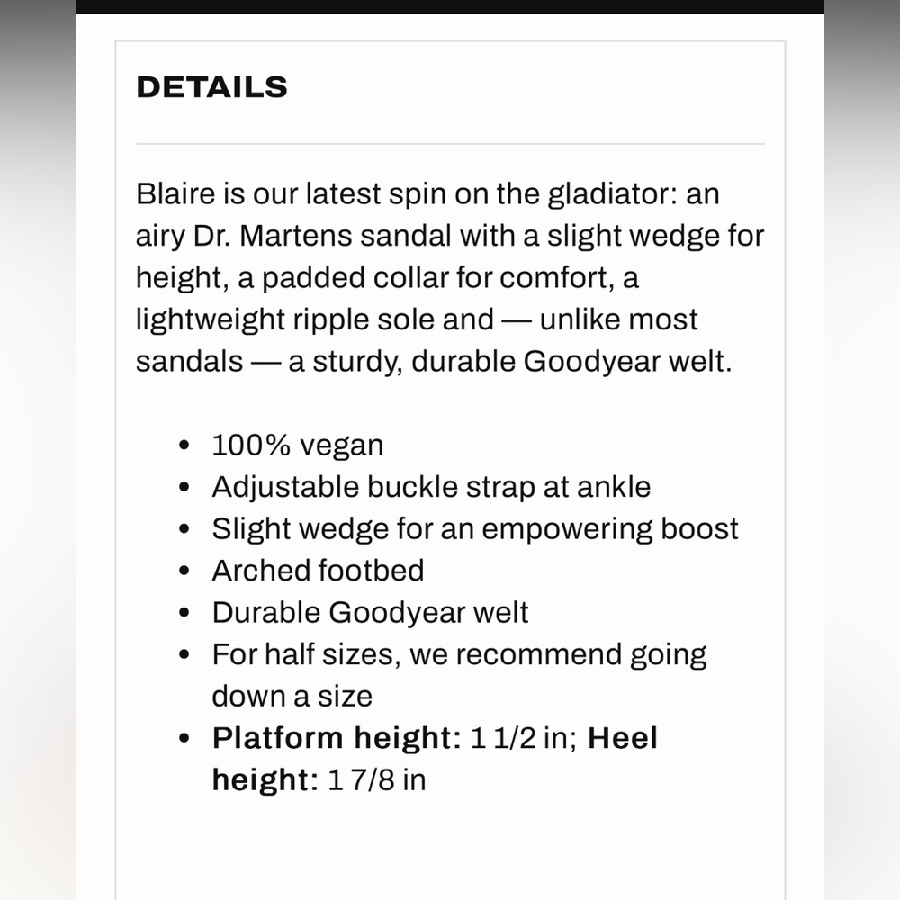 Dr Martens Vegan Blair Felix Gladiator Sandals. - Picture 9 of 9